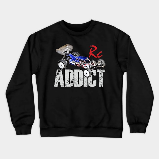 Distressed  Rc racing cars addict Crewneck Sweatshirt by Guntah